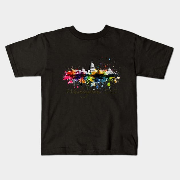 Washington DC Kids T-Shirt by Urban Archeology Shop Gallery